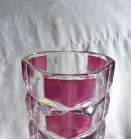 vase luminarc en cristal vintage 