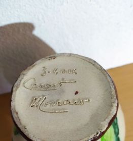 Vase Cerart Monaco vintage signé et numéroté