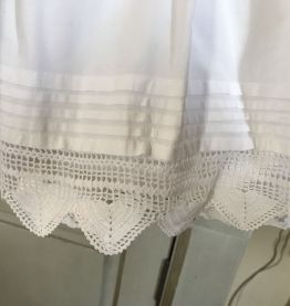 Jupon Vintage Coton Blanc