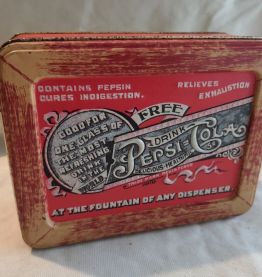 BOITE Pub Relief Pepsi Cola 