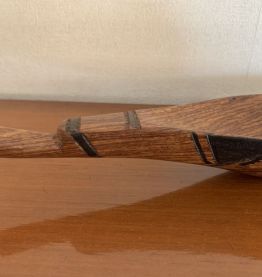 Pirogue africaine en bois 45 cm