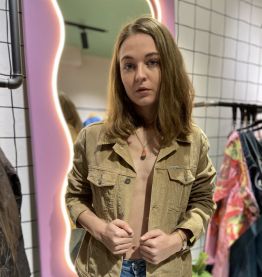 CALVIN KLEIN - VESTE EN VELOURS CÔTELE