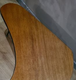 table basse  pied fuseaux  92x72h44  vintage voir photos