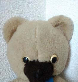 Ours en peluche vintage (55 cm)