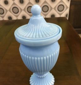 Trio d'opalines bleues