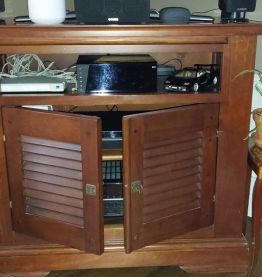 Meuble TV bois massif