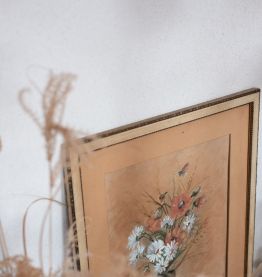 Tableau bouquet aquarelle