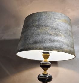 Lampe vintage design style Philippe Barbier circa , non sign