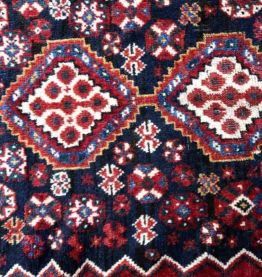 Tapis vintage Persan Shiraz fait main, 1P51