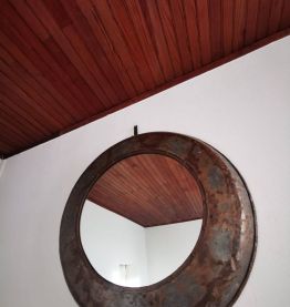 Miroir rond industriel