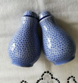Sel &amp; Poivre céramique bleue