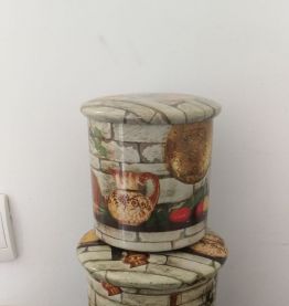 Duo de boîtes en métal 