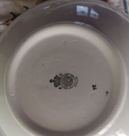 Soupière Kg Luneville demi porcelaine