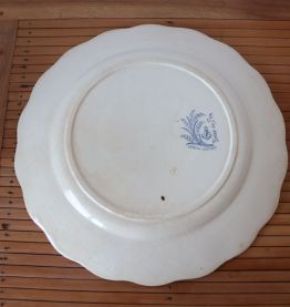 Plat aux oiseaux J S terre de fer «  spring service »