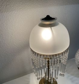 Lampe à pampilles "Charleston"