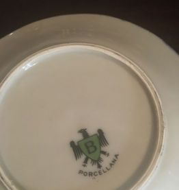 service à café pour 6 pers. porcelaine rose