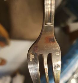 Christofle 12 fourchettes à huitre  modèle Marot