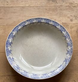 Grande assiettes creuse HBCM Creil Montereau modèle Tolga 