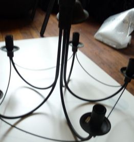 Suspension plafonnier en fer