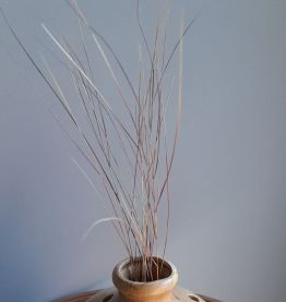 Vase pique fleurs en céramique émaillée/grés, vintage 1970
