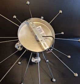 applique spoutnik chromée