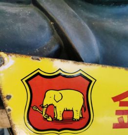 Enamel sign Japanese Agricultural