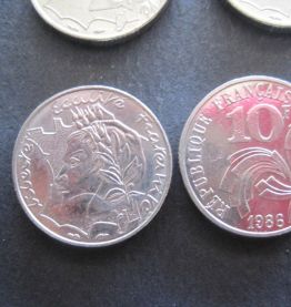 France lot 10 monnaies 10 francs 1986 type Jimenez