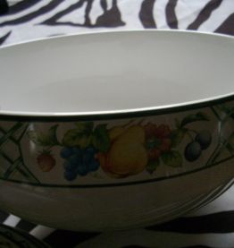 service vaiselle treillis vintage