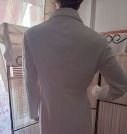 Veste croisé blanche vintage
