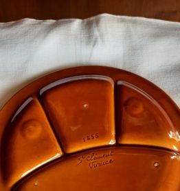 2 assiettes à fondue +plat Saint Clément 