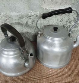 BOUILLOIRES ALU POUR DECO VINTAGE