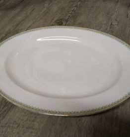 Plat de service ovale Aux Lions de Faïence