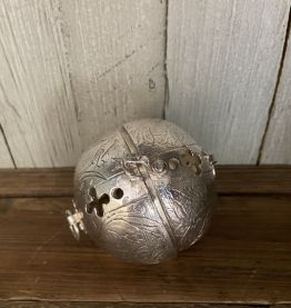 Boule à parfum orientale  Métal argenté