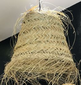 Suspension cône Nid fibres tressées Maroc
