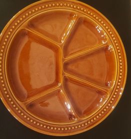 6 assiettes à fondue GIEN