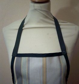 Tablier de cuisine &amp; bricolage en tissu store recylé-