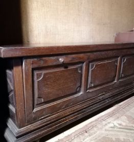 Coffre Banc en bois massif 