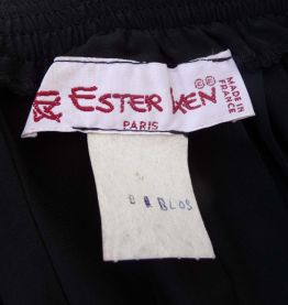 Taille 36/38 - Jupe noire plissée, ESTER KEN