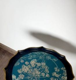 Guéridon vintage relooké