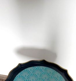 Guéridon vintage relooké