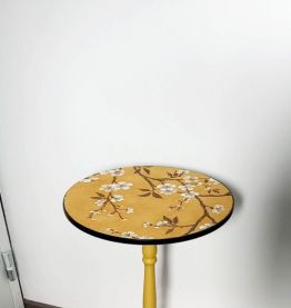 Guéridon vintage relooké