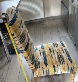 6 Chaises style louisXIII relouqué