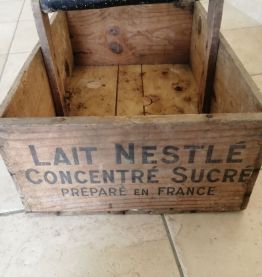 caisse en bois NESTLE