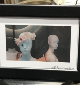 Photo mannequins vitrine couleur petit modèle
