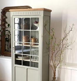 Bonnetière /Vitrine vintage