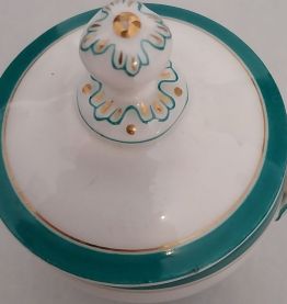 Pot à crème en porcelaine VIEUX PARIS xixeme. 