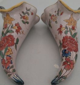 Paire de grandes bouquetieres signées BEATRIX POUPLARD xixem