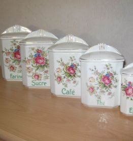 5 Boites Gigognes Porcelaine - Soceram Toulouse
