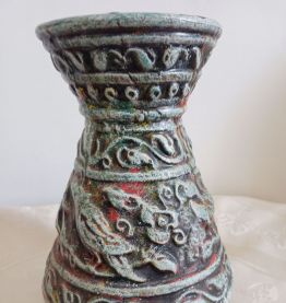 Vase en émail Art Déco