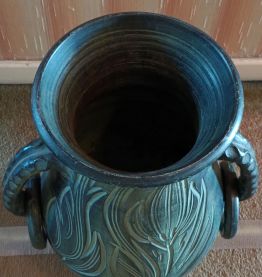 Vase en ceramique signe "francisco figueras" espagnol 